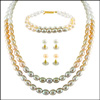 NEW MULTI COLOR DUAL LINE PEARL SET - JP-MAR 932C - Click here to View more details about this Product